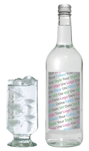 Water met logo mineraalwater flesje met eigen logo