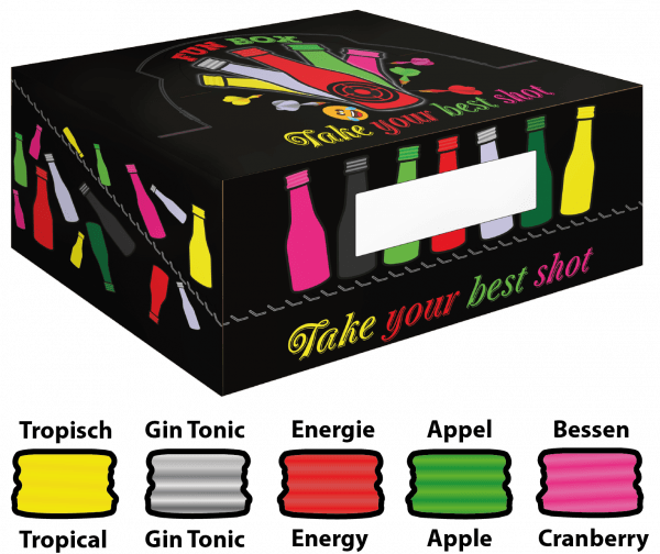 Product Customised Alcoholic Party Shooter Bottles ProTaste